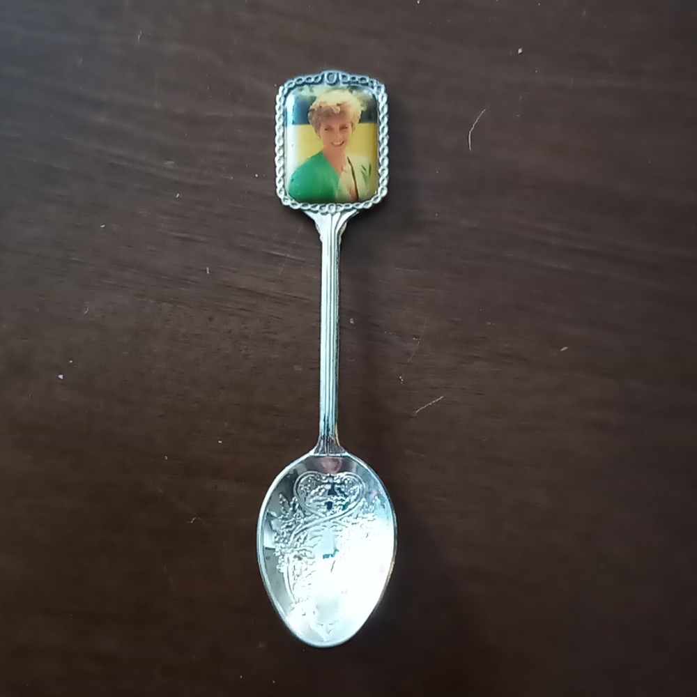 Vintage Princess Diana Silver-Plated Souvenir Memorabilia Spoon 1980's